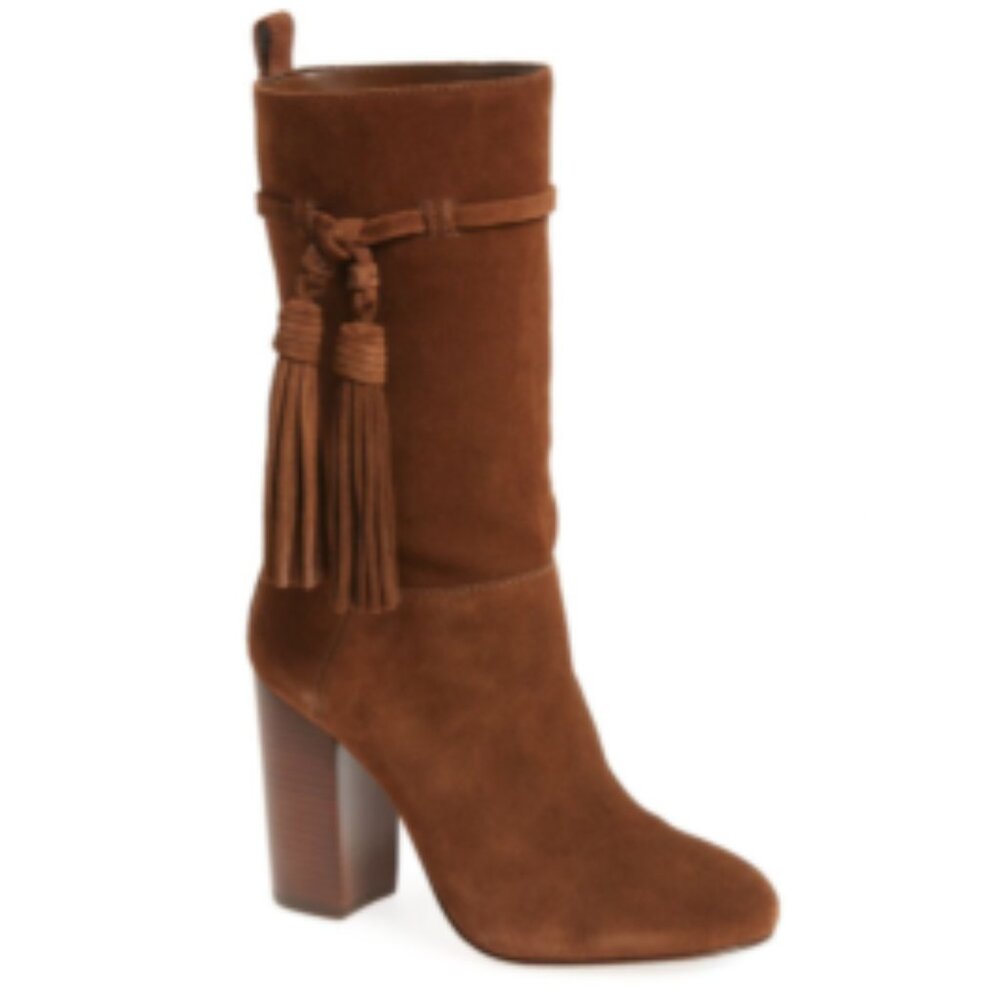 Vince Camuto Fermel Brown Suede Women's Boots